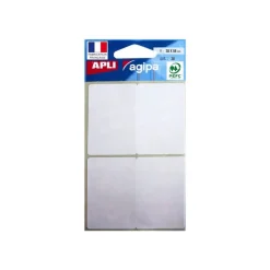 Apli Agipa - 28 Étiquettes blanches multi-usages - 38 x 58 mm - coins arrondis - réf 111810