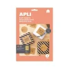 Apli Agipa - 10 Étiquettes kraft - A4 (210 x 297 mm) - réf 17376