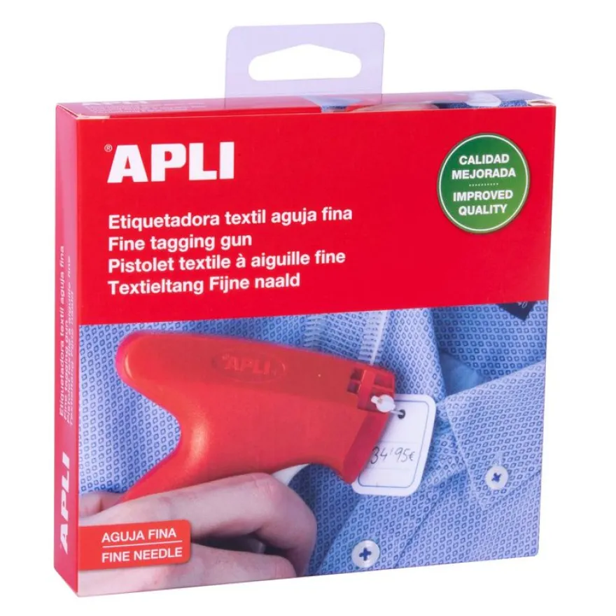 Apli Agipa - Pistolet d'étiquetage textile - aiguilles fines
