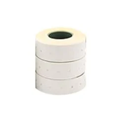 Apli Agipa - Rouleau de 1000 étiquettes adhésives enlevables - blanc - 21 x 12 mm