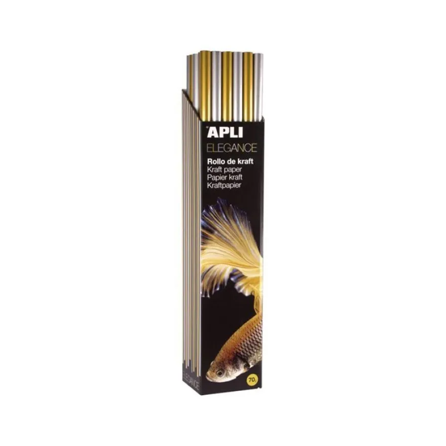 Apli Agipa Elégance - Papier cadeau kraft - 100 cm x 3 m - 70 g/m²
