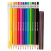 APLI Color Click - Étui de 12 porte-mines multicouleurs avec capuchons numérotés - taille-crayon et recharges.