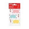 Apli Danseuses - 9 Étiquettes scolaires - 36 x 81 mm