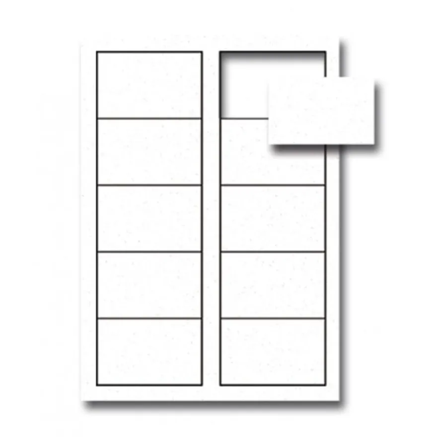 Apli DECAdry - Papier pour 150 cartes de visite 85 x 54 mm - 200 g/m² - 15 feuilles