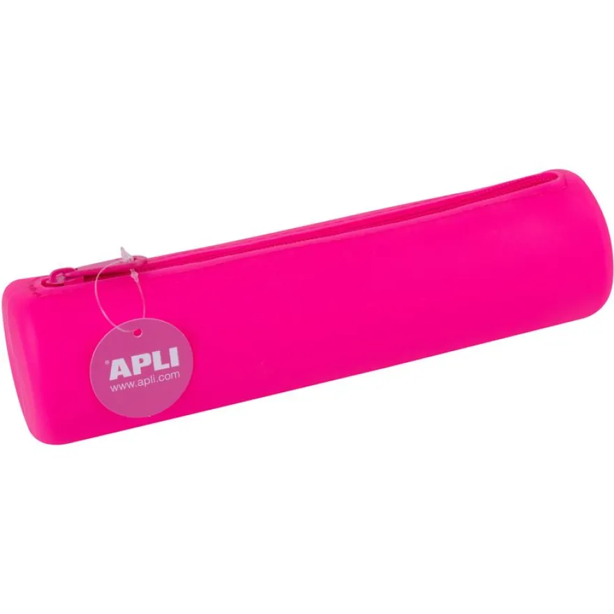 Apli Fluor - Trousse ronde 1 compartiment - silicone - disponible dans différentes couleurs