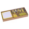 Apli Fluor Collection - Set de fournitures de bureau (punaises, trombones, pinces pliantes et notes adhésives) - jaune fluo