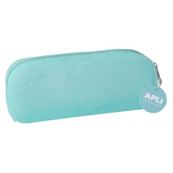 Apli Glitter - Trousse rectangulaire 1 compartiment - silicone - disponible dans différentes couleurs