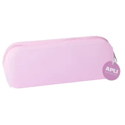 Apli Glitter - Trousse rectangulaire 1 compartiment - silicone - disponible dans différentes couleurs