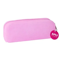 Apli Glitter - Trousse rectangulaire 1 compartiment - silicone - disponible dans différentes couleurs