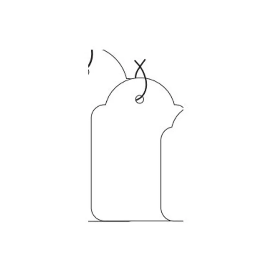 APLI kids - 100 Etiquettes - 36 x 53 mm - blanc