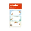 Apli kids - 9 étiquettes cadeau - 73 x 35 mm - Noël/écureuil