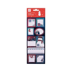 Apli kids - 9 étiquettes cadeau - 100 x 305 mm - Noël/bonhomme de neige