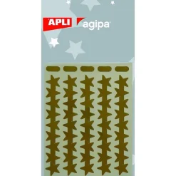 Apli Kids - Adhésif décoratif - étoiles or (3 feuilles)