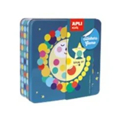 Apli Kids - Boîte métallique jeu de gommettes - Lune