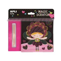 Apli Kids - Cartes à gratter Fées - 8 feuilles