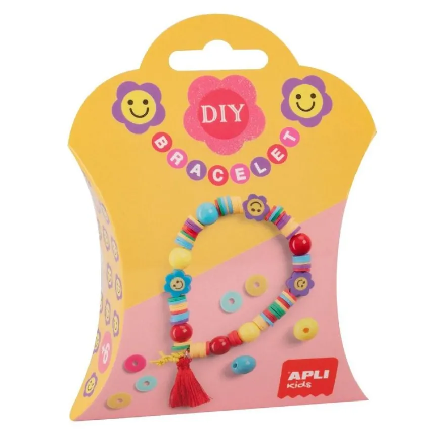 Apli Kids - Kit Créatif : Bracelets DIY Sourire pour enfants dès 6 ans