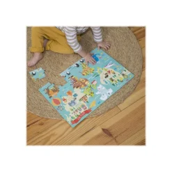 Apli Kids - Puzzle 24 pièces - map monde