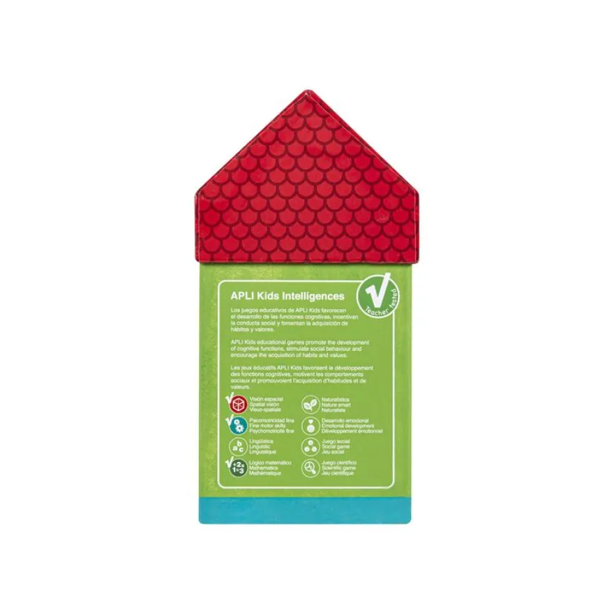 Apli Kids - Puzzle maisonnette 123 - les chiffres