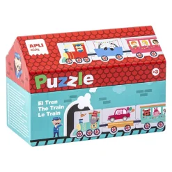 Apli Kids - Puzzle maisonnette - le train