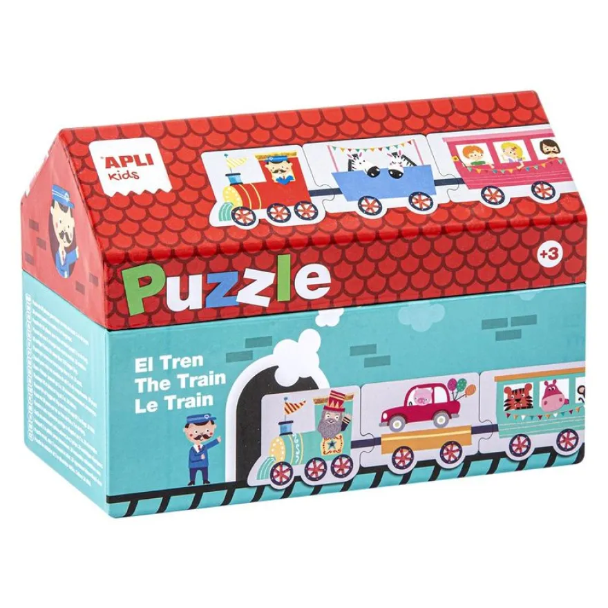 Apli Kids - Puzzle maisonnette - le train