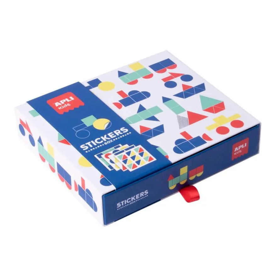 APLI kids - Stickers game geometric vehicles