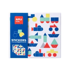 APLI kids - Stickers game geometric vehicles