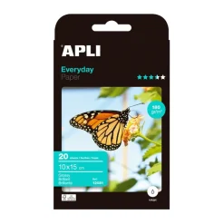 Apli Paper EVERYDAY - Papier photo brillant - 10 x 15 cm - 180 g/m² - 20 feuilles