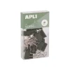 APLI Up North - Pince double clip - métal - vert foncé - pack de 15