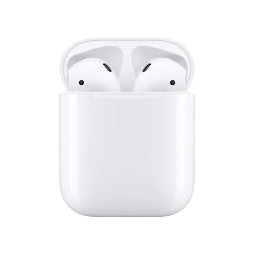 APPLE Airpods 2 - Ecouteurs sans fil bluetooth avec boitier de charge pour iPhone/iPad/Mac