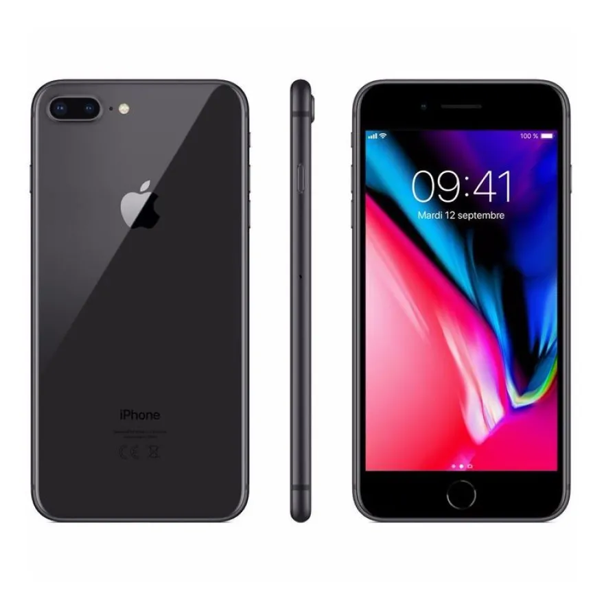 Apple iphone 8+ - Smartphone reconditionné grade A (Très bon état) - 4G - 64 Go - gris sidéral