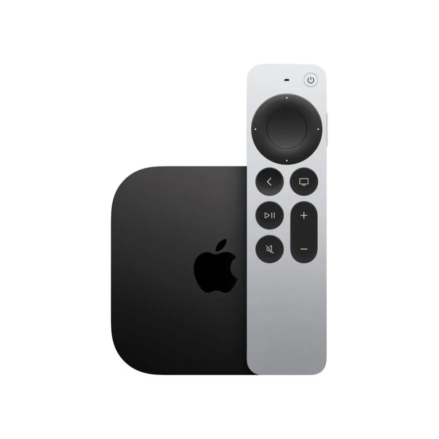 Apple TV 4K (Wi-Fi + Ethernet) 3e gén - Lecteur AV - 128 Go - 4K UHD (2160p) - 60 pi/s - HDR