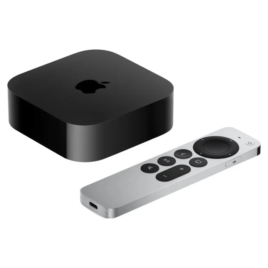 Apple TV 4K (Wi-Fi + Ethernet) 3e gén - Lecteur AV - 128 Go - 4K UHD (2160p) - 60 pi/s - HDR