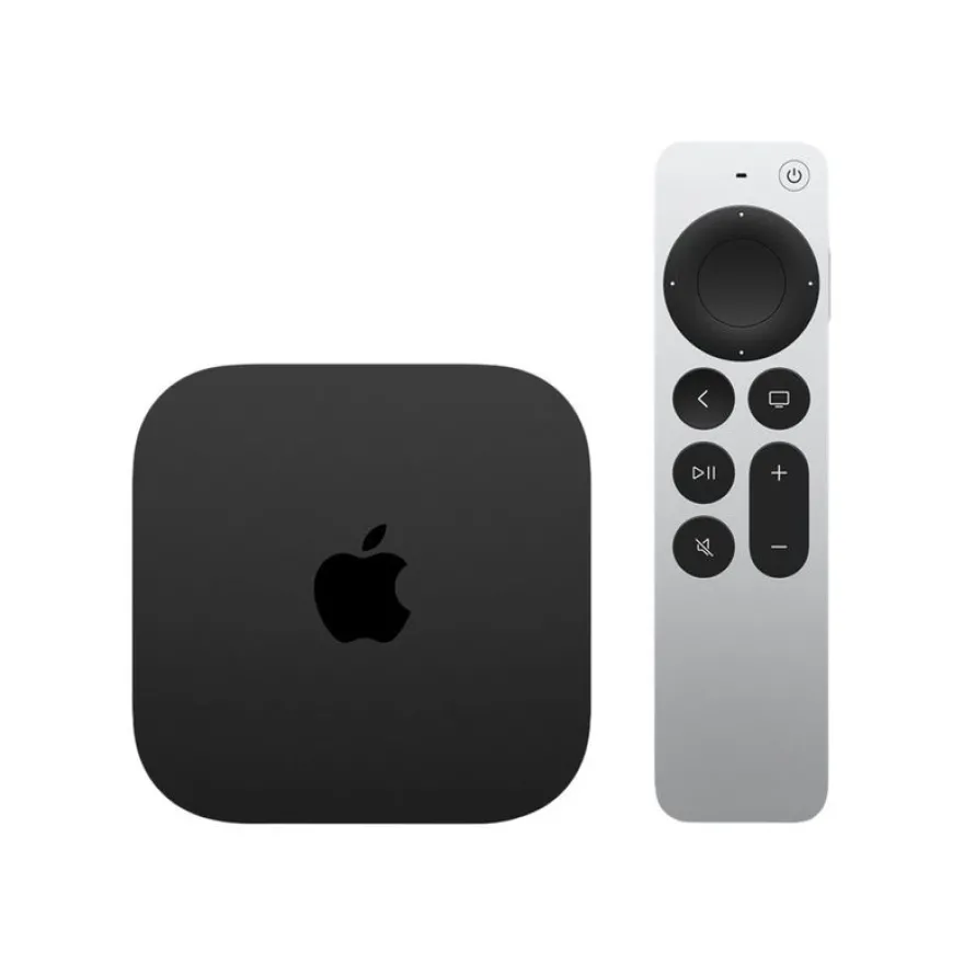Apple TV 4K (Wi-Fi + Ethernet) 3e gén - Lecteur AV - 128 Go - 4K UHD (2160p) - 60 pi/s - HDR