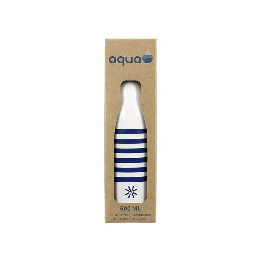 Aqua Fancy - Gourde Bouteille isotherme 500 ml - double paroi - disponible dans différentes couleurs - Viquel