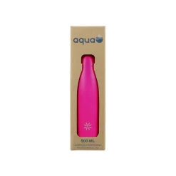 Aqua Neon - Gourde Bouteille isotherme 500 ml - double paroi - disponible dans différentes couleurs - Viquel