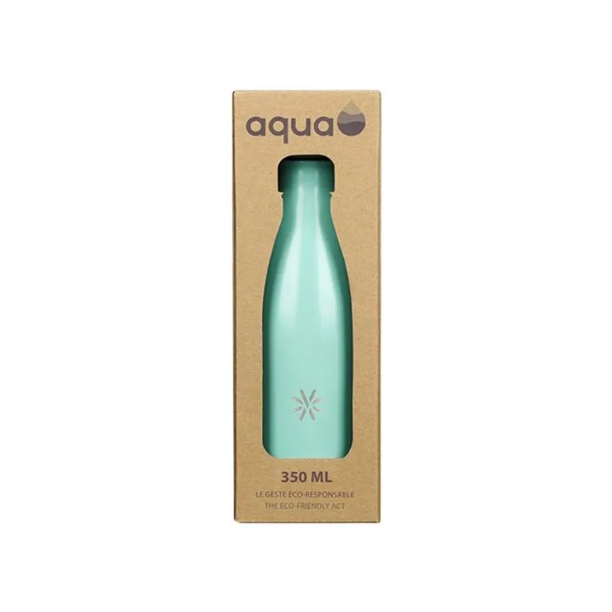Aqua Pastel - Gourde Bouteille isotherme 350 ml - double paroi - disponible dans différentes couleurs - Viquel