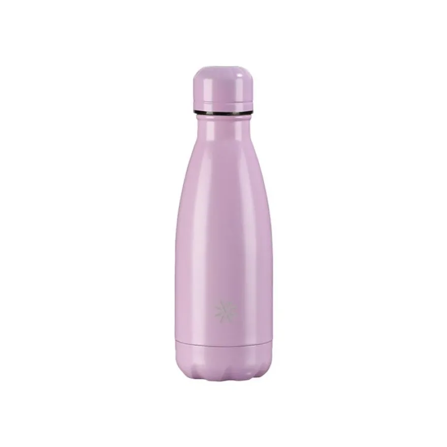 Aqua Pastel - Gourde Bouteille isotherme 350 ml - double paroi - disponible dans différentes couleurs - Viquel