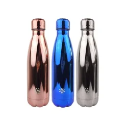 Aqua Precious Metal - Gourde Bouteille isotherme 500 ml - double paroi - disponible dans différentes couleurs - Viquel
