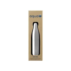 Aqua Precious Metal - Gourde Bouteille isotherme 500 ml - double paroi - disponible dans différentes couleurs - Viquel