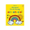 Arc-en-ciel - Mon grand livre de coloriage - par James Alice - livre à colorier