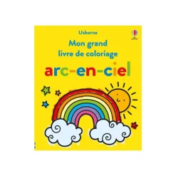 Arc-en-ciel - Mon grand livre de coloriage - par James Alice - livre à colorier