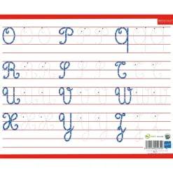 Ardoise Majuscules Cursives - 21 x 26,5 cm - Bouchut