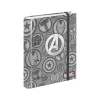 Avengers Assault - Classeur à anneaux avec élastique - A4 - 50 feuilles incluses - Karactermania