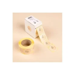 Avery - 500 Etiquettes Fait avec Amour - Adhésif décoratif - rond - 35 mm diametre - papier