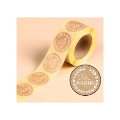 Avery - 500 Etiquettes Fait main - Adhésif décoratif - rond - 35 mm diametre - papier