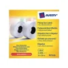 Avery - 10 rouleaux de 1200 étiquettes pour étiqueteuse 2 lignes - 16 x 26 mm - Blanc