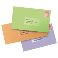 Avery - 525 Étiquettes adresse transparentes - 63,5 x 38,1 mm - Impression laser - réf L7560-25
