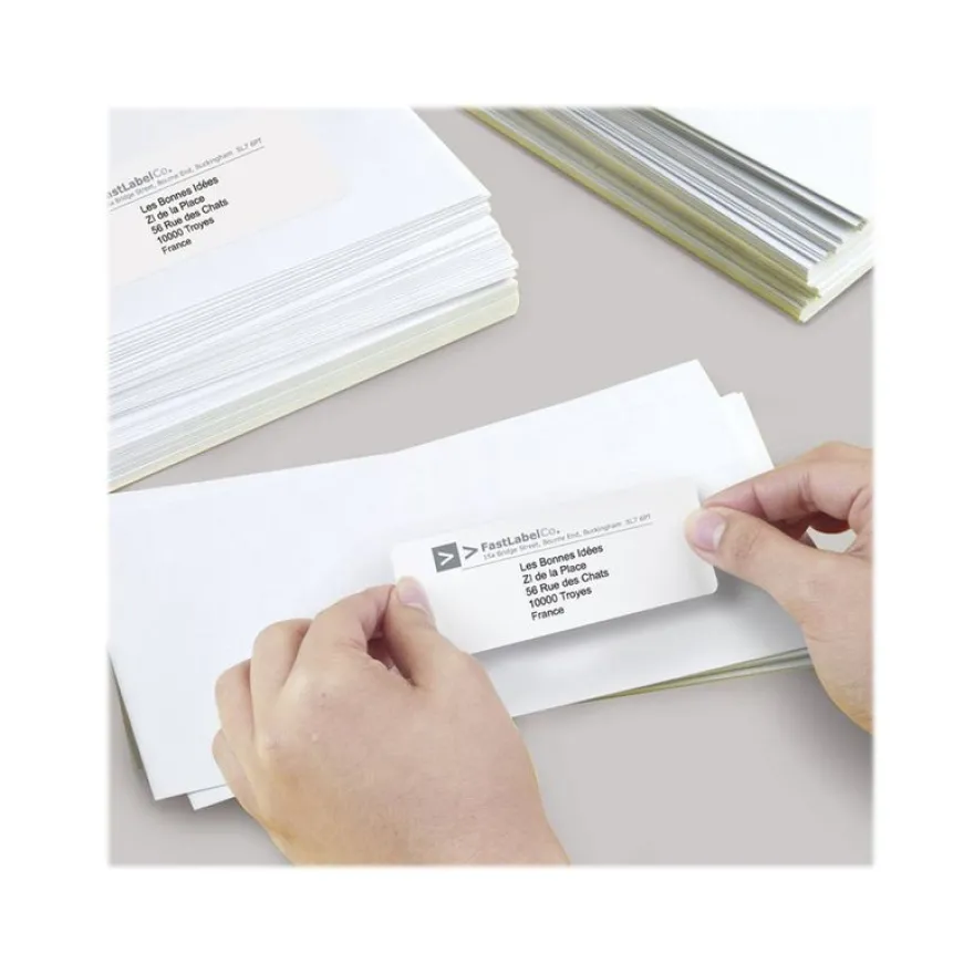 Avery - 2400 Étiquettes adresse blanches - 63,5 x 33,9 mm - Impression laser - réf L7159-100
