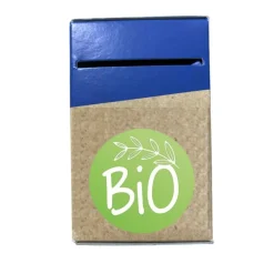 Avery - 500 étiquettes Bio Rondes Autocollantes en rouleau - Ø 35 mm - Bio - 1 rouleau de 500 Stickers pour entrepreneurs, smallbusiness, DIY, scrapbooking.