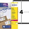 Avery - 60 Étiquettes d'expédition blanches - 99,1 x 139 mm - Impression laser - réf L7169-15